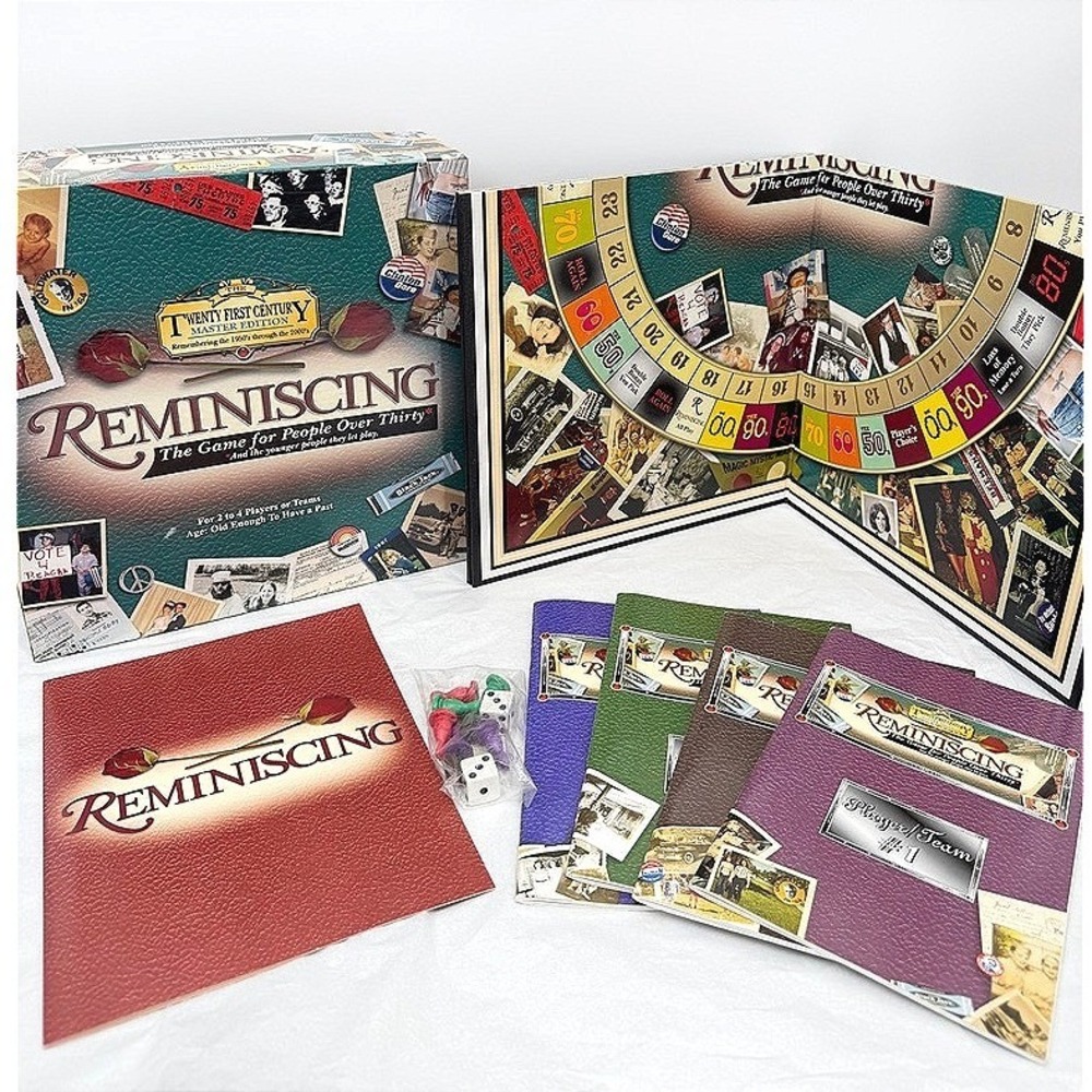 Reminiscing Board Game VTG Nostalgia 21st Century Master Ed 1950-2000 COMPLETE